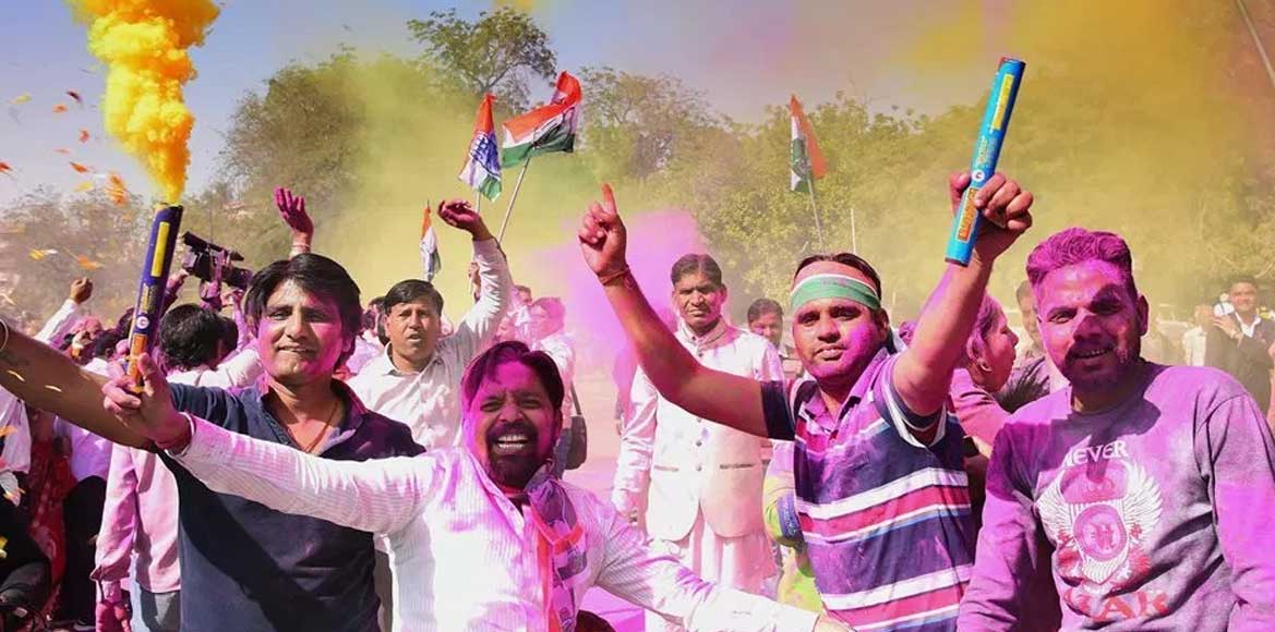 उपचुनाव - राजस्थान में कांग्रेस और पश्चिम बंगाल में तृणमूल क... - CG Sandesh