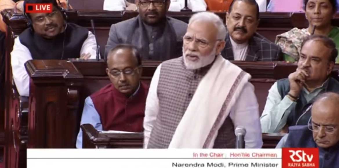 संसद के दोनों सदनों में पीएम ने विपक्ष पर बोला जोरदार हमला - CG Sandesh