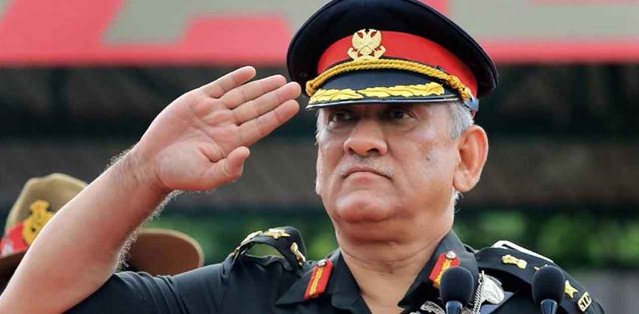 जनरल बिपिन रावत देश के पहले चीफ ऑफ डिफेंस स्टाफ होंगे - CG Sandesh