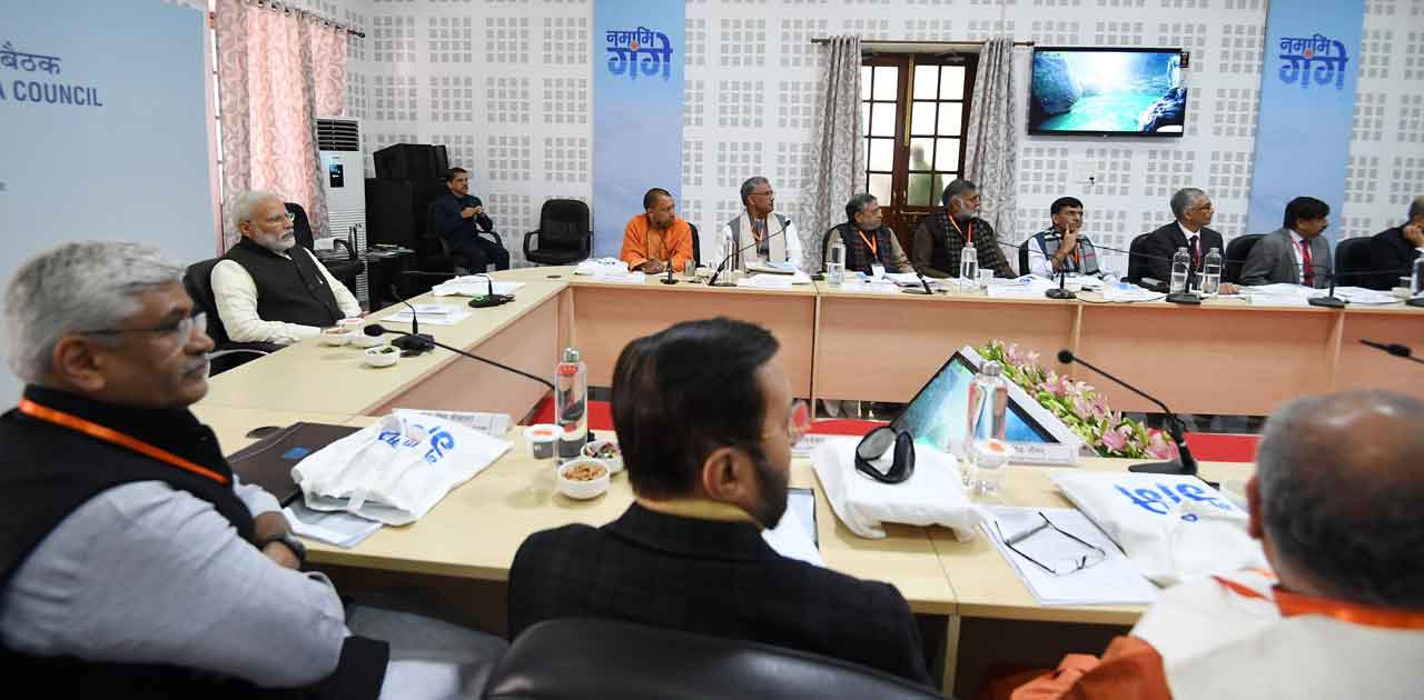प्रधानमंत्री ने राष्ट्रीय गंगा परिषद की प्रथम बैठक की अध्यक्... - CG Sandesh