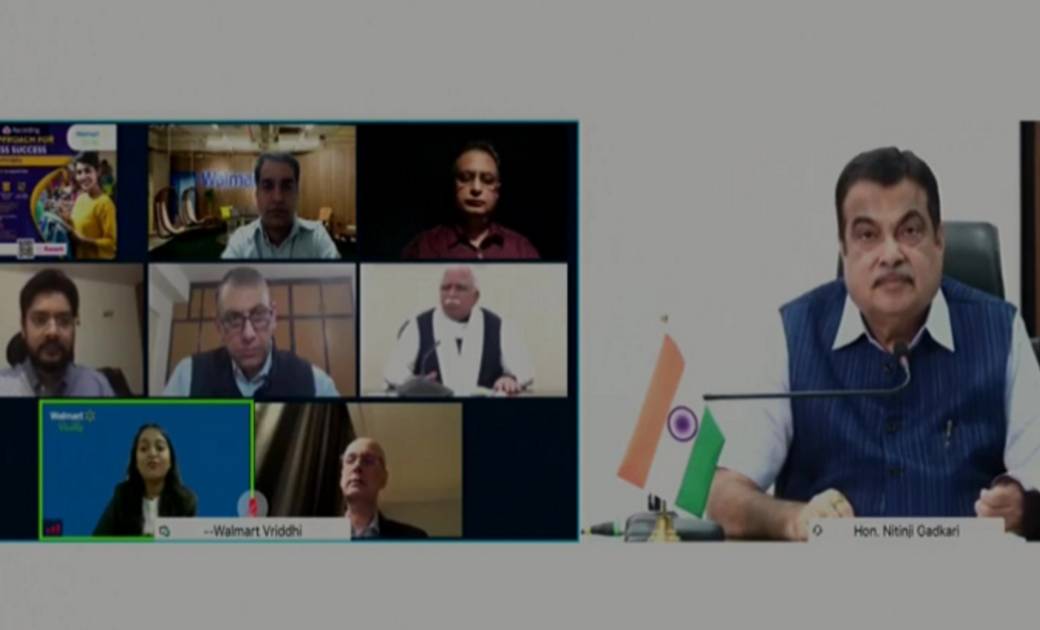 नितिन गडकरी ने Walmart Vriddhi Digital Learning Platform का ... - CG Sandesh