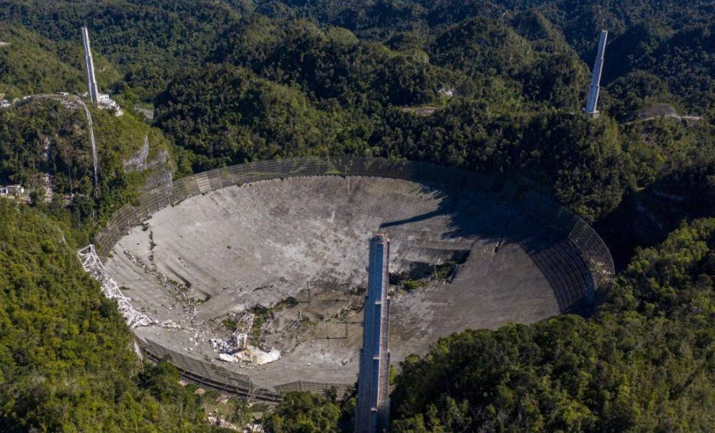 ढह गया अंतरिक्ष के खतरों से आगाह करने वाला टेलीस्कोप Arecibo... - CG Sandesh