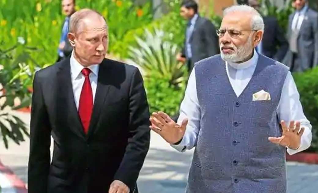 पुतिन और पीएम नरेंद्र मोदी के बीच फोन पर बातचीत, भारत ने रूस... - CG Sandesh