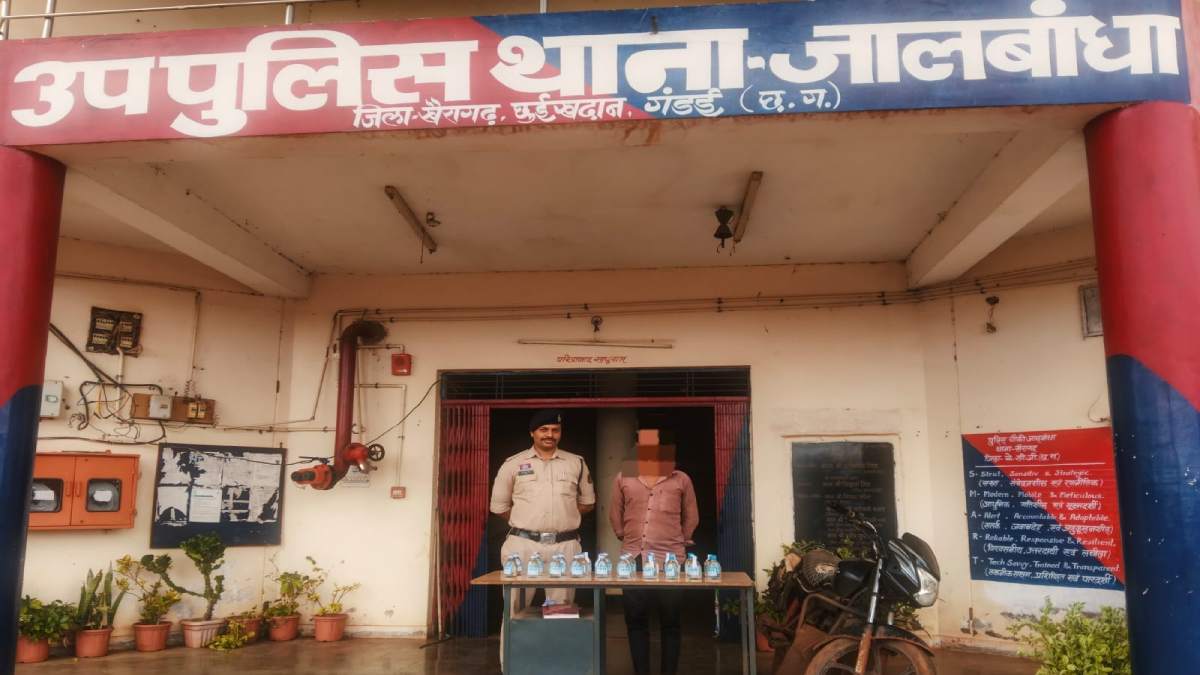 CG : अवैध शराब की खेप के साथ दो तस्कर गिरफ्तार, 10.620 लीटर ... - CG Sandesh