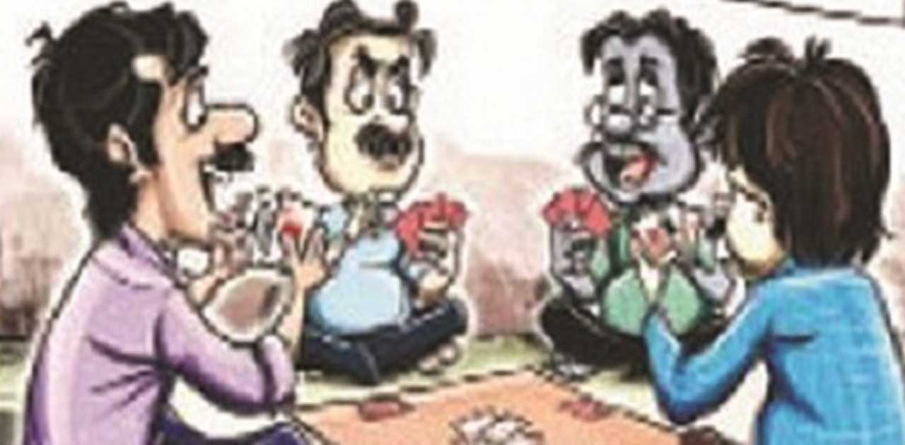 बसना पुलिस ने दो अलग-अलग मामलों में की जुआ रेड कार्यवाही.  - CG Sandesh