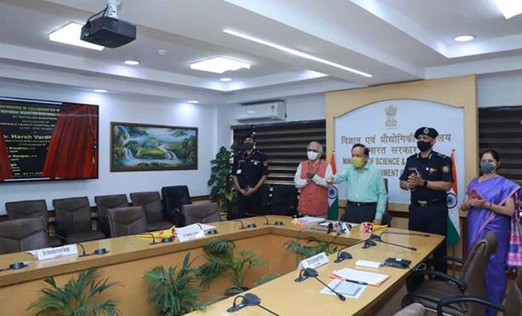 डॉ. हर्षवर्धन ने चेन्नई में चौथी बटालियन सेंटर में 10 बिस्ते... - CG Sandesh