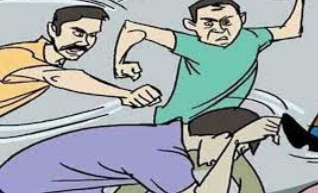 पैसे लेने की बात को लेकर हाथ मुक्का एवं चाकू से मारपीट मामला दर्ज