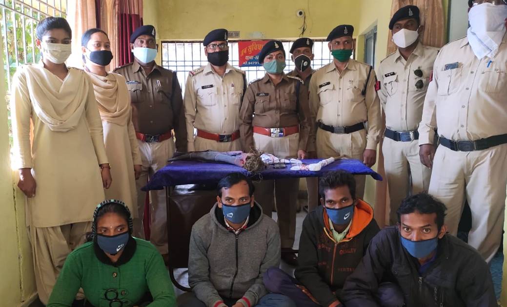 थाना खल्लारी के ग्राम खुटेरी में हुये अंधे कत्ल का खुलासा, प... - CG Sandesh