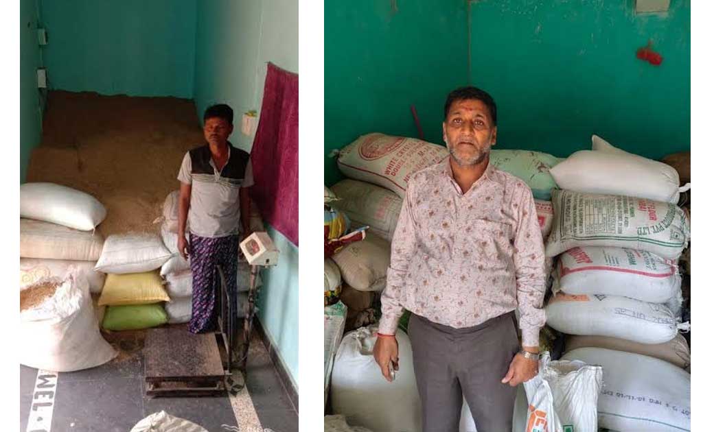 अवैध रूप से धान का भंडारण करने वाले दो  लोगों पर कार्यवाही  - CG Sandesh