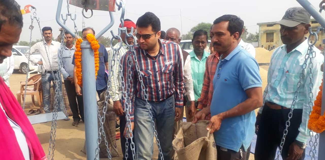 जिले में 1180 करोड़ के रिकार्ड 6.50  लाख मीटरिक टन धान खरीदी. - CG Sandesh