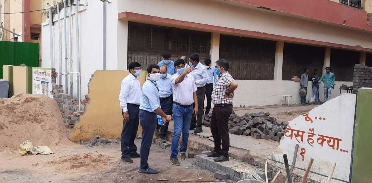 राज्य से आई टीम ने किया कोविड -नान कोविड का सुपरविजन - CG Sandesh