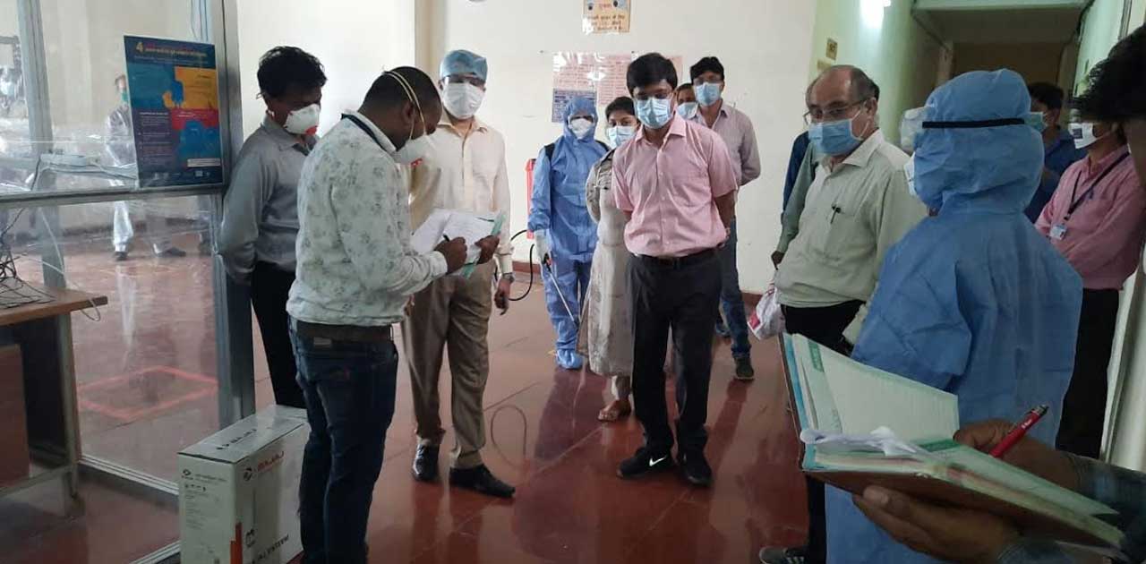 कोविड केयर सेंटर में पूर्वाभ्यास की प्रक्रिया पूर्ण, भर्ती क... - CG Sandesh