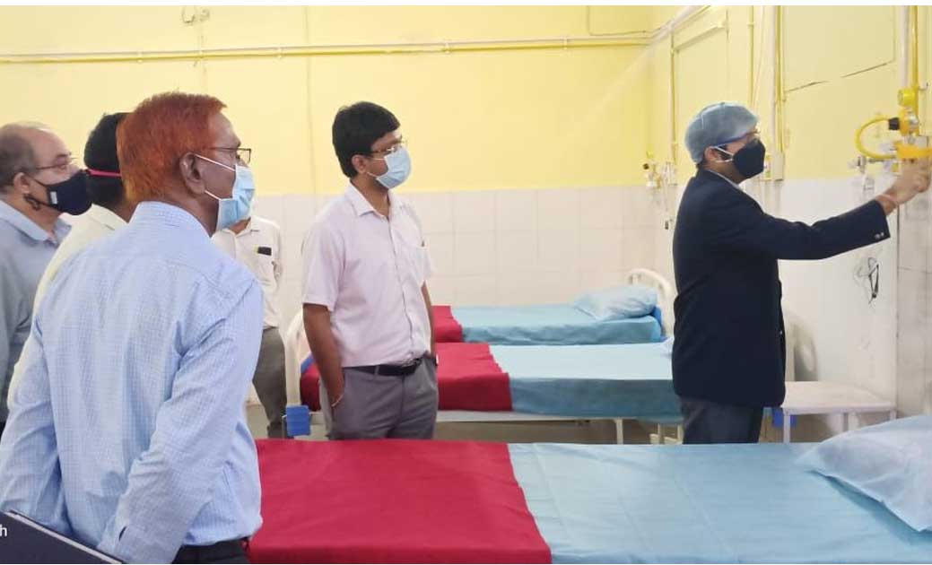 डेडिकेटेड कोविड अस्पताल पूरी तरह तैयार, कलेक्टर  गोयल ने किय... - CG Sandesh