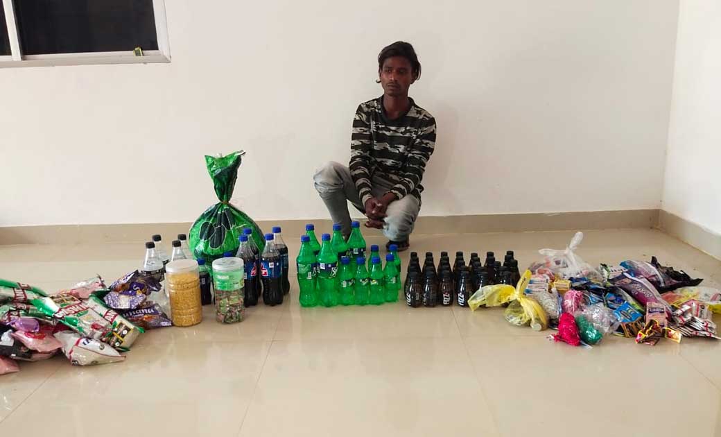 लॉकडाउन में किराना दुकान का ताला तोड़कर चोरी करने वाला आरोपी ... - CG Sandesh