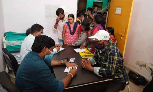 महासमुंद: सामुदायिक स्वास्थ्य केन्द्र सरायपाली शिविर  में 44... - CG Sandesh