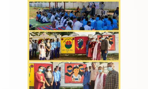 विश्व मानसिक स्वास्थ्य दिवस के अवसर पर छात्र-छात्राओं के बीच... - CG Sandesh