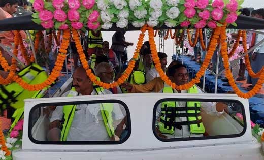सिरपुर के रायकेरा तालाब में सैलानियों के लिए मोटर बोट शुरू, ... - CG Sandesh