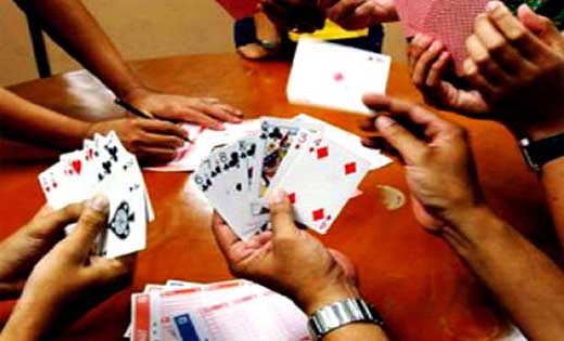 कोमाखान : स्ट्रीट लाईट के नीचे जुआ खेलते 10 जुआरियो पर कार्य... - CG Sandesh