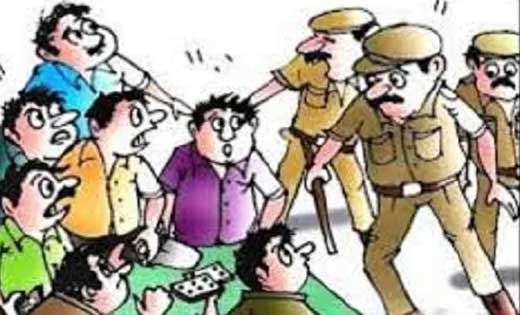 अँधेरे में खेल रहे थे जुआ, 19 लोगों पर हुई पुलिस की कार्रवाई... - CG Sandesh
