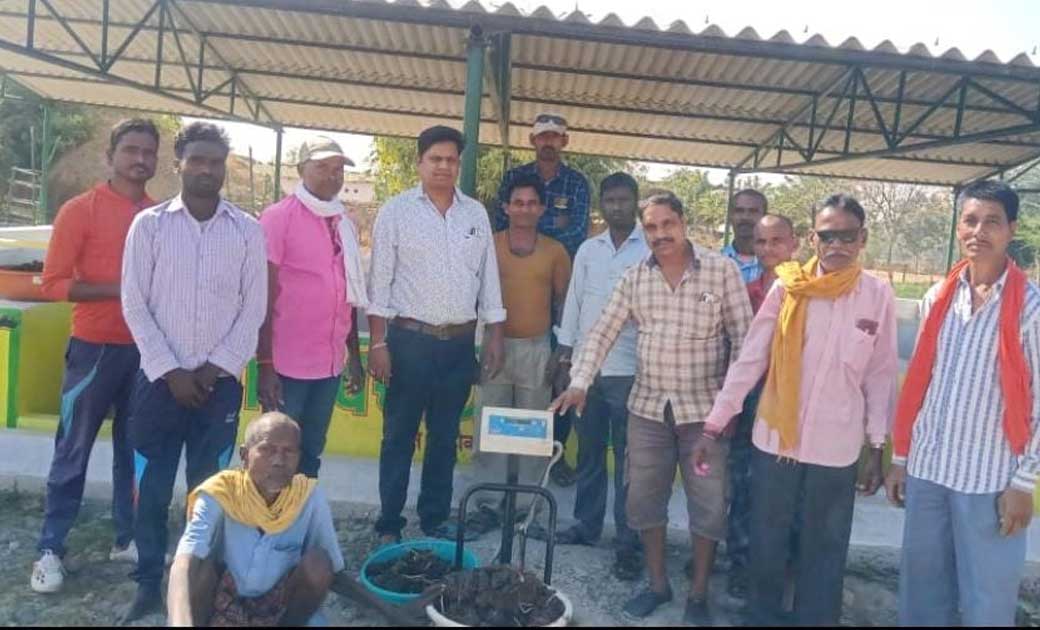कोमाखान : ग्राम कोकड़ी में गोधन न्याय योजना के तहत गोबर खरीदी... - CG Sandesh