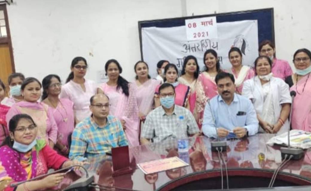 जिले में कोविड के दौरान कार्य करने वाली महिलायें हुई सम्मानित...