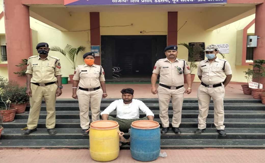 बसना : 75 लीटर महुआ शराब जप्त. - CG Sandesh