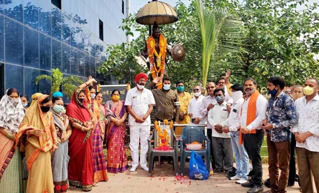 नगर निगम संस्कृति विभाग ने वीरांगना अवन्ति बाई लोधी का 163वें शहादत दिवस पर किया नमन