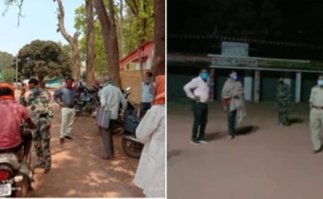 बिना मास्क के घूमने वालों पर कार्रवाई...सन्ना तहसीलदार थाना ... - CG Sandesh