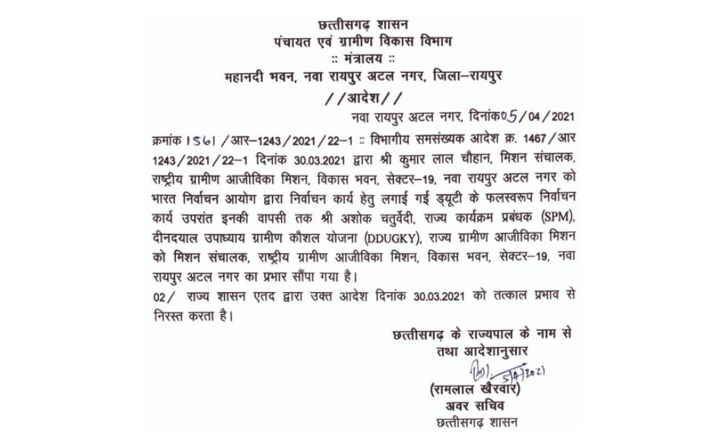 कांग्रेसी विधायकों का दबाव आया काम, शासन को हटाना ही पड़ा भ्रष्ट अधिकारी