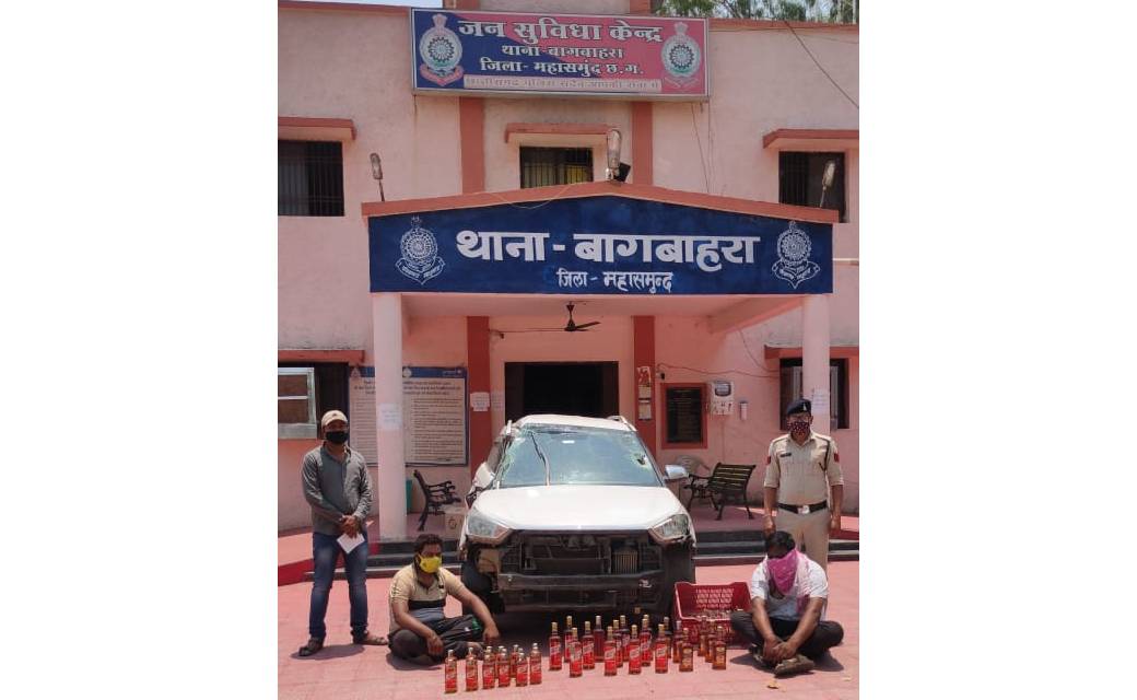 महासमुन्द् पुलिस थाना बागबाहरा की कार्यवाही...   हुंडई क्रेट... - CG Sandesh