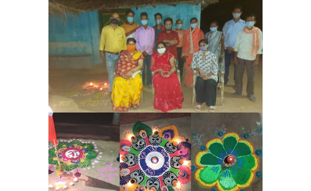 हिंदू नववर्ष के उपलक्ष्य में रंगोली प्रतियोगिता का आयोजन - CG Sandesh