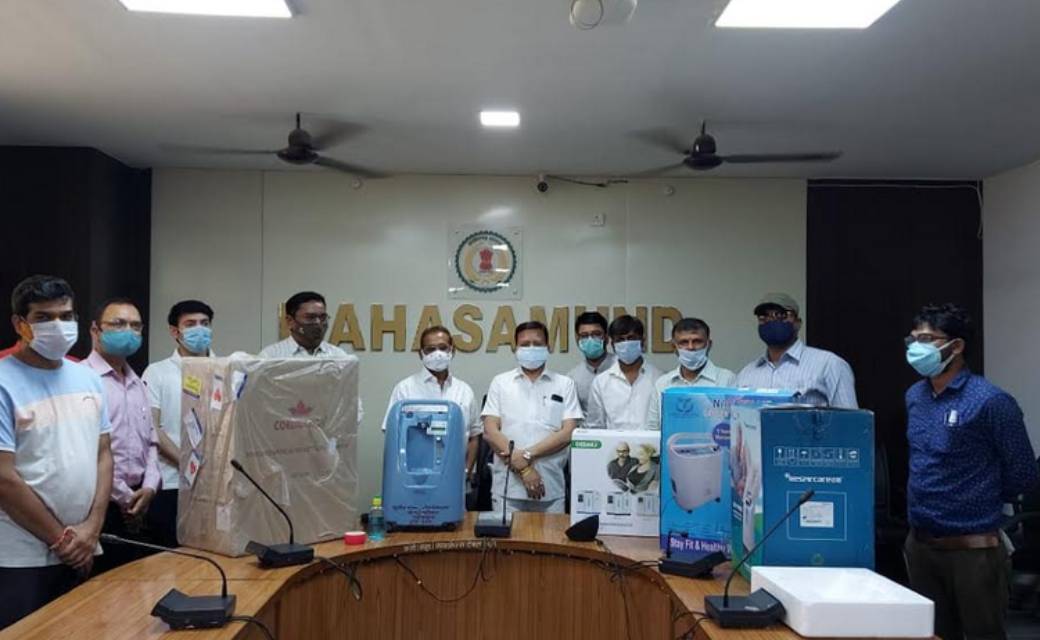महासमुंद : सामाजिक संगठनों व दानदाताओं ने की ऑक्सीजन कंसंट्र... - CG Sandesh