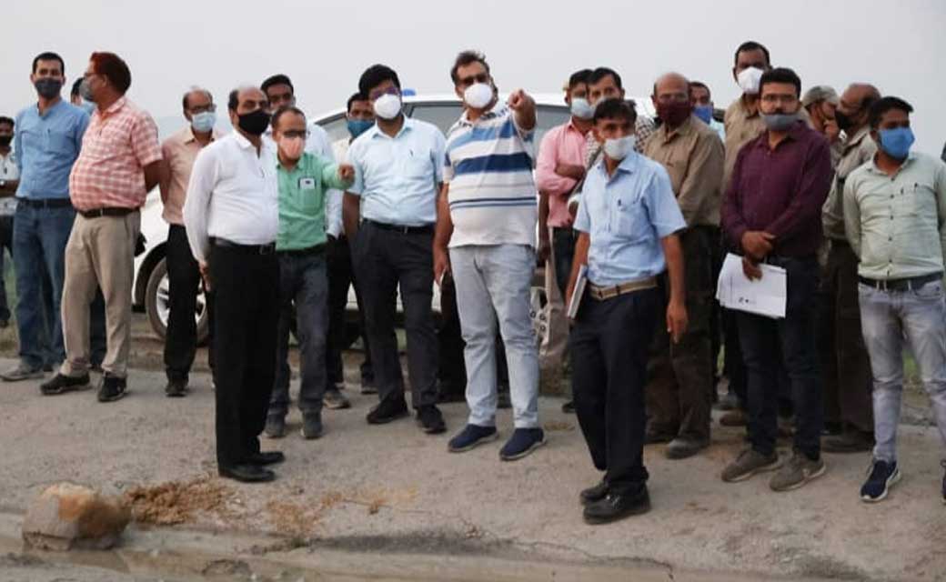 खबर का  असर - कलेक्टर ने किया हिंडालको अंडरग्राउंड कोल माइंस और जेपीएल एशडेम का किया निरीक्षण, दिए एनजीटी नियमों के पालन का निर्देश.....