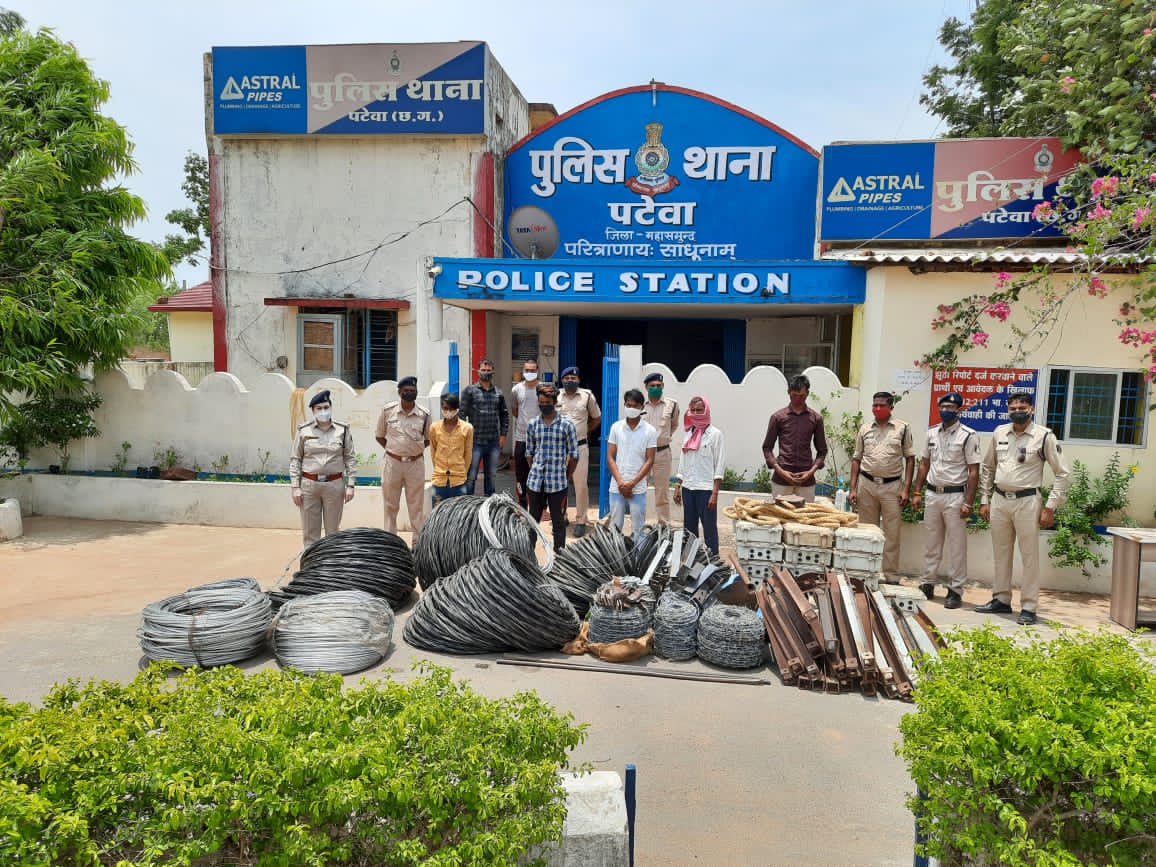 महासमुंद : 24 घंटे के अंदर चोरी के प्रकरण की मशरूका सहित आरोपियो को पकड़ा गया