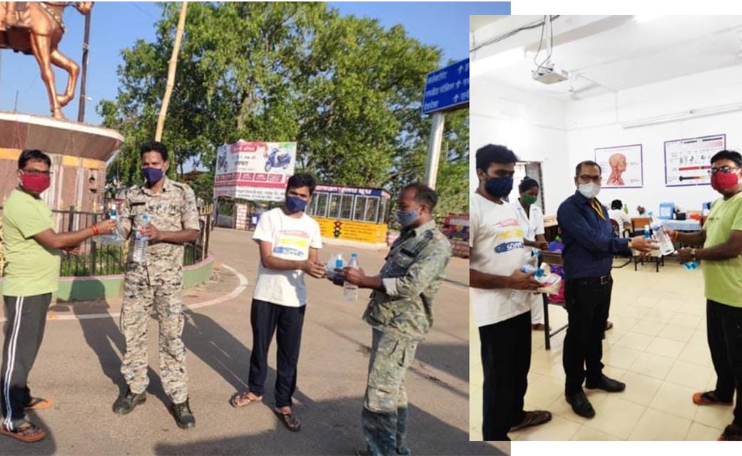 पुलिस जवान,ट्रैफिक पुलिस,कोविड टिका सेंटर में कार्यरत डॉक्टर... - CG Sandesh