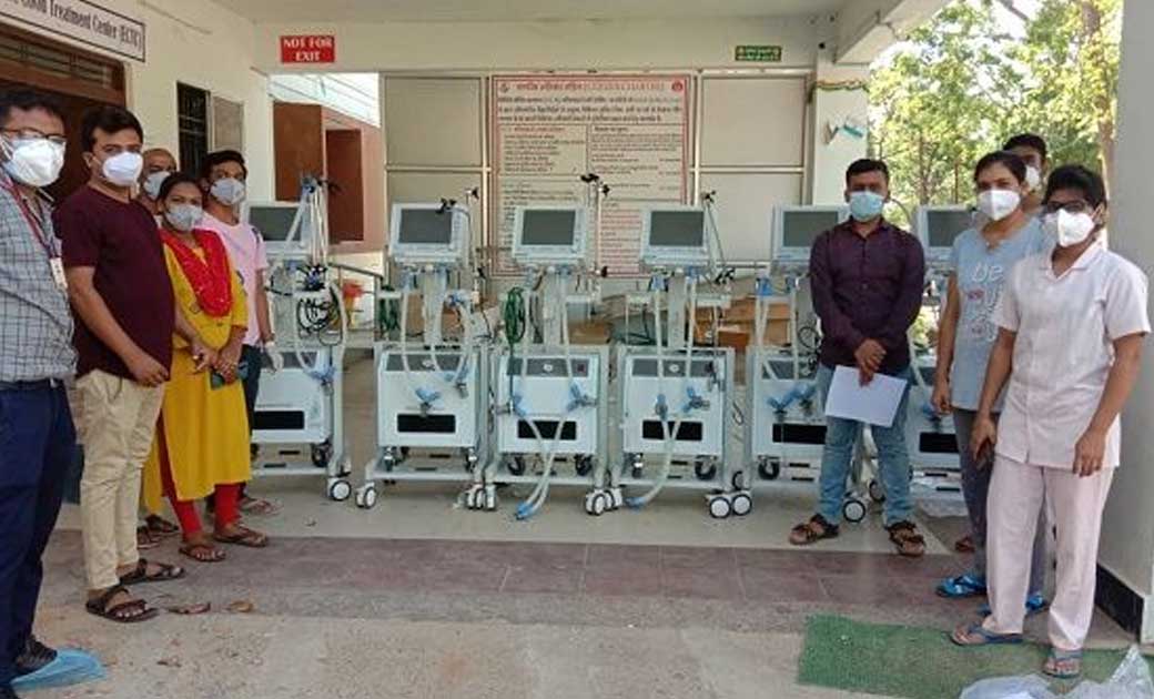 गरियाबंद जिले को मिला 6 नवीन वेन्टीलेटर  - CG Sandesh