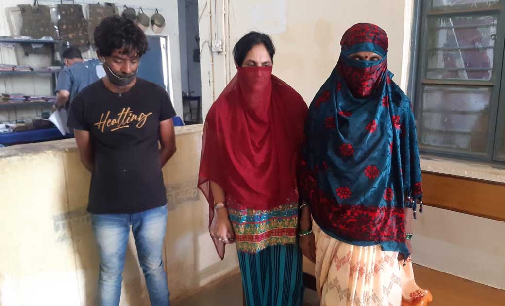 शहर के पाश इलाके में जिस्म फ़िरोसी, महिला दलाल सहित 2 गिरफ्तार