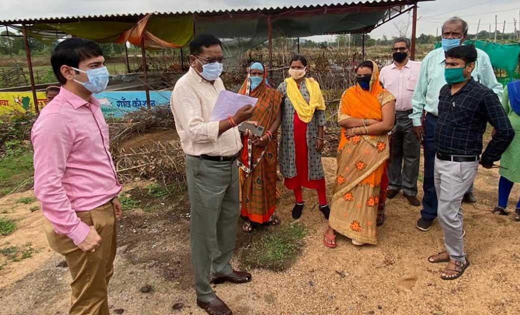 महासमुंद : कलेक्टर  सिंह ने गोठानों का किया अवलोकन, वर्मी कम... - CG Sandesh