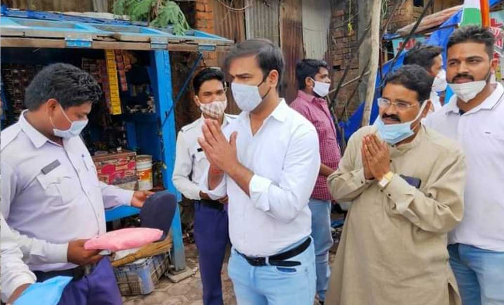 प्रदेश nsui के निर्देश पर रायगढ़ nsui ने राकेश पाण्डेय व कार... - CG Sandesh