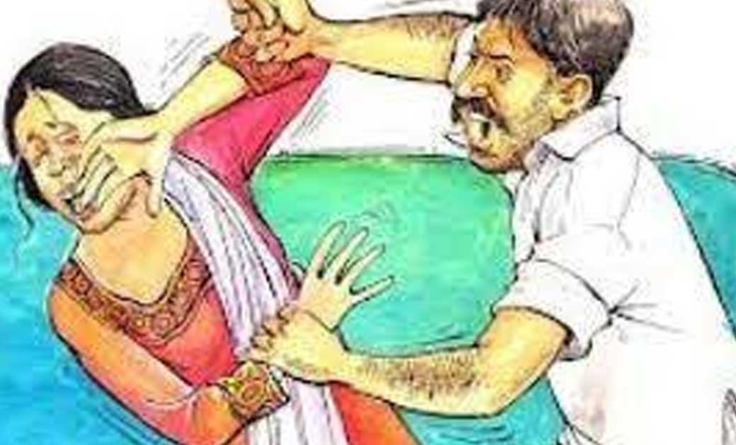 शराब के नशे में पति ने पत्नी से की मारपीट. 
