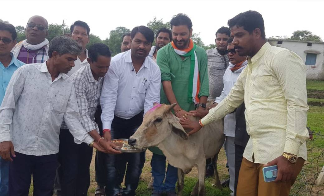 लोरमी: प्रदेश कांग्रेस कमेटी द्वारा पारम्परिक त्यौहार हरेली को स्थानीय गौठानों में उत्साह एवं हर्षोल्लास के साथ मनाया गया