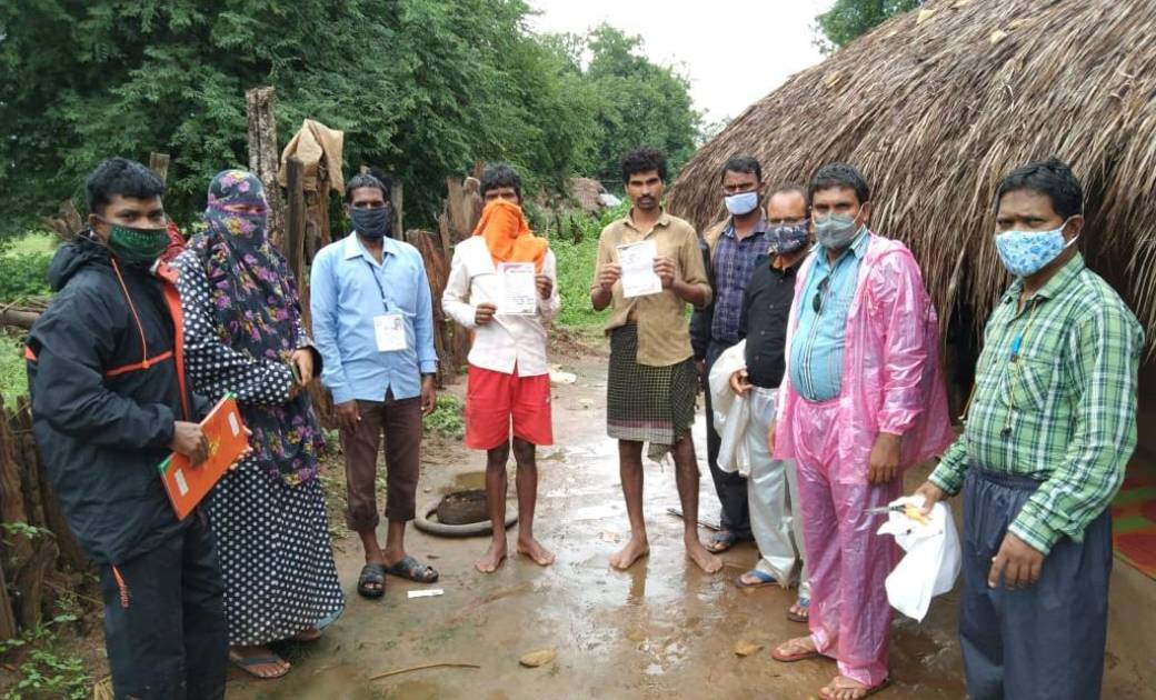 अतिसंवेदनशील ग्राम बेचा में राजमिस़्त्री प्रशिक्षण परीक्षा क... - CG Sandesh