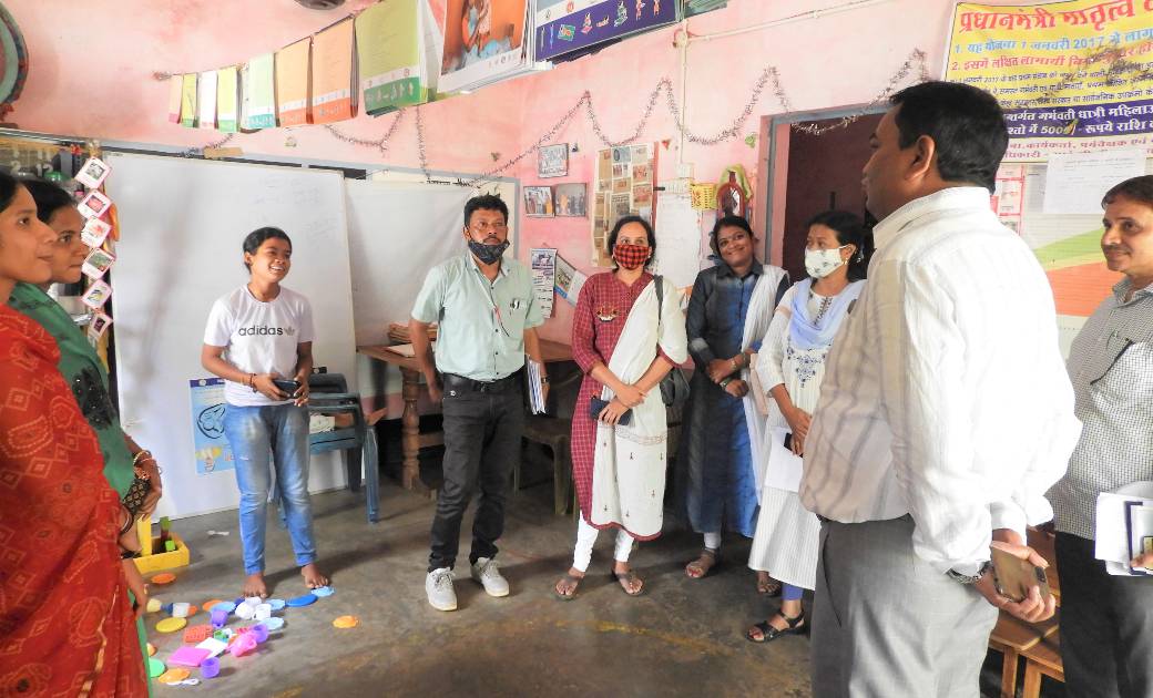 महासमुन्द: कलेक्टर ने ऑगनबाड़ी बेमचा और शहर के केन्द्र का आकस... - CG Sandesh