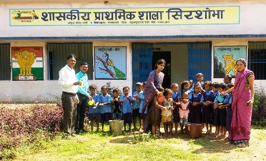 सरायपाली : शासकीय प्राथमिक शाला सिरशोभा में किया गया विश्व हाथ धुलाई दिवस का आयोजन