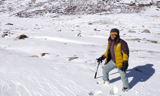 आंगनबाड़ी कार्यकर्ता अमिता ने हौसलों से की बर्फीली यूटी कांगर... - CG Sandesh