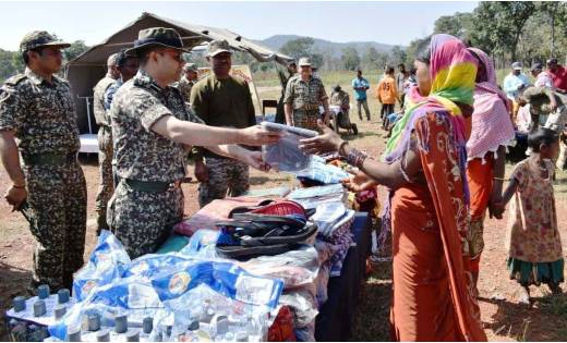 छत्तीसगढ़: ITBP के जवानों ने सिविक एक्शन कार्यक्रम का किया आय... - CG Sandesh