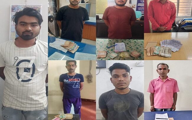 9 सटोरिये गिरफ्तार, नगदी रकम और सट्टा-पट्टी जब्त - CG Sandesh
