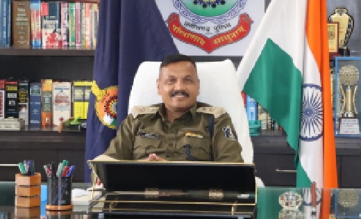महासमुन्द : धर्मेंद्र सिंह छवई ने ग्रहण किया पुलिस अधीक्षक क... - CG Sandesh