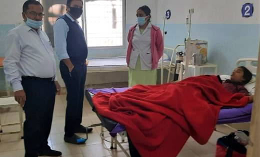 पटेवा कन्या छात्रावास दुर्घटना में घायल छात्रा का स्वास्थ्य ... - CG Sandesh
