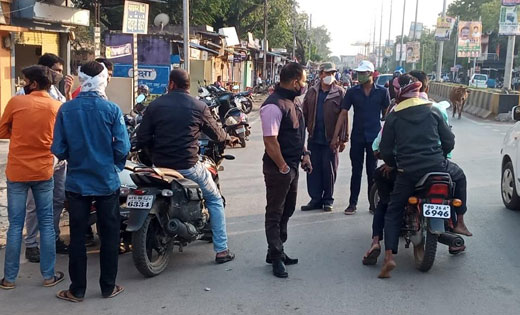 महासमुंद : 86 बिना मास्क वाहन चालकों पर 8600 रुपए का लगा जुर... - CG Sandesh